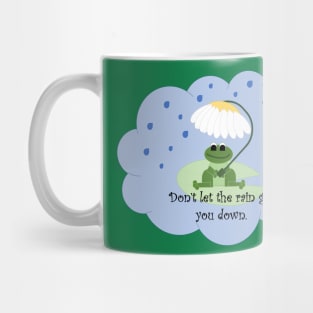 Frog in Rain Mug